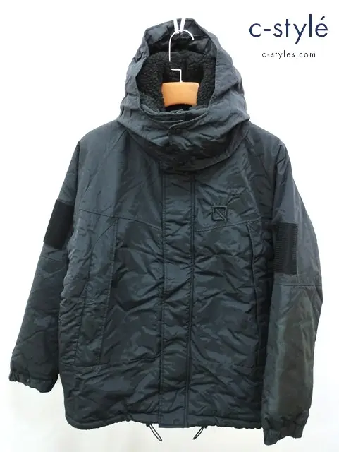 EGO TRIPPING エゴトリッピング ダウンジャケット 46 ブラック MONSTER PARKA 613558