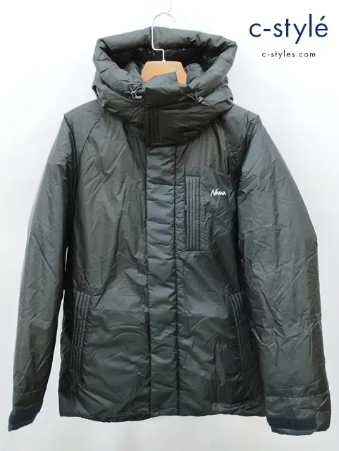 NANGA ナンガ ダウンジャケット M ブラック 日本製 AURORA TEX LIGHT UTILITY ND-2441-1A103-A