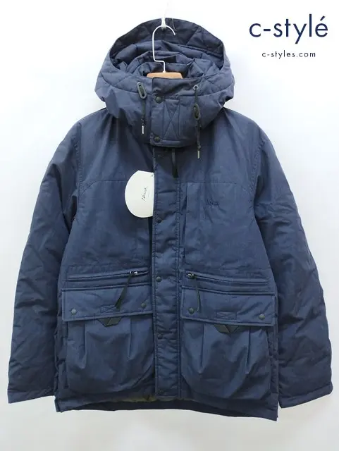 NANGA ナンガ ダウンジャケット M ネイビー 日本製 TAKIBI DOWN JACKET K000001