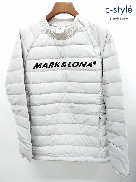 MARK&LONA マーク&ロナ ダウン プルオーバー スニード 50 アイボリー Indy Stretch Down Top MLM-2D-AC08
