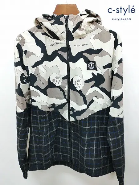 MARK&LONA マーク&ロナ ジャケット 50 ブラック系 Milo Camo Jacket MLM-3C-AD01