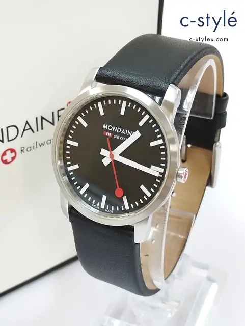 MONDAINE モンディーン 腕時計 ブラック 30351 クオーツ