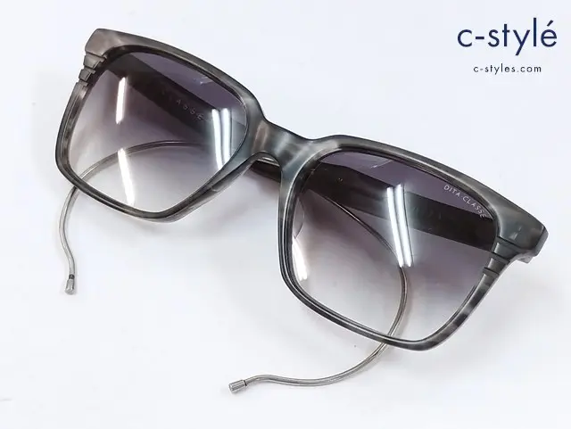 DITA ディータ サングラス 52□19-112 クリアブラック系 CLASSE 19009-C-GRY 日本製