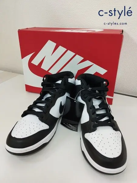 NIKE ナイキ スニーカー 27.5cm ホワイト×ブラック ダンク ミッド パンダ DUNK MID FQ8784-100