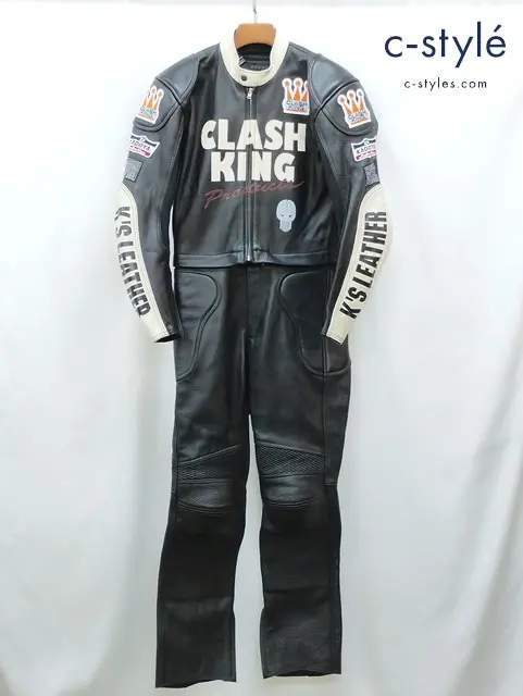 KADOYA カドヤ レーシングスーツ L ブラック 牛革 セパレート DIFFUSION SUIT KLXCS-26