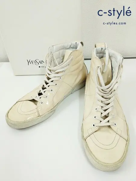 YVES SAINT LAURENT イヴサンローラン スニーカー 43 ベージュ系 ROLLING SNEAKER