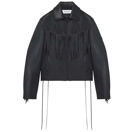 アレキサンダーマックイーン(ALEXANDER McQUEEN) アパレル(洋服) フリンジ レザー ジャケット 872832Q5AR21000