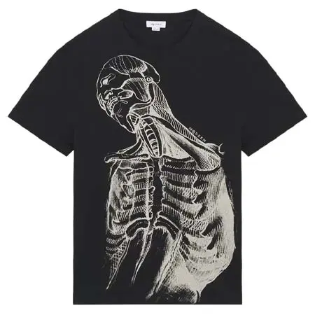 アレキサンダーマックイーン(ALEXANDER McQUEEN) アパレル(洋服) スケッチ アナトミー Tシャツ 873661QTAEX0526