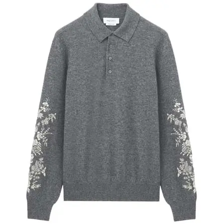 アレキサンダーマックイーン(ALEXANDER McQUEEN) アパレル(洋服) フローラル エンブロイダリー ポロシャツ 875514Q1BHM1436