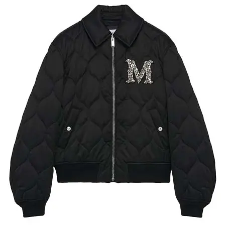 アレキサンダーマックイーン(ALEXANDER McQUEEN) アパレル(洋服) クリスタル ロゴ キルティングジャケット 845489QSAAK1000