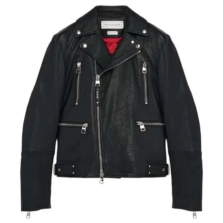 アレキサンダーマックイーン(ALEXANDER McQUEEN) アパレル(洋服) McQueen クラシック レザー バイカー ジャケット 626381Q5LDS1000
