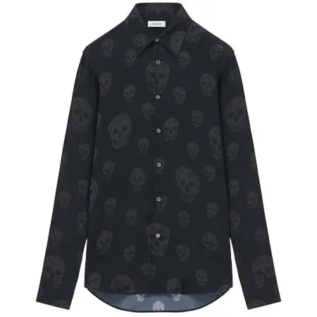 アレキサンダーマックイーン(ALEXANDER McQUEEN) アパレル(洋服) スカル プリント シャツ 847303QRACU1287