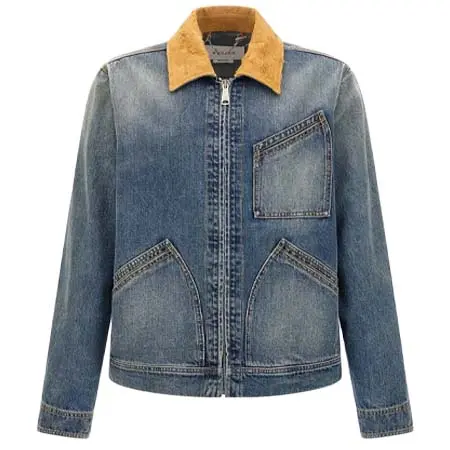 アレキサンダーマックイーン(ALEXANDER McQUEEN) アパレル(洋服) スエードデニムジャケット