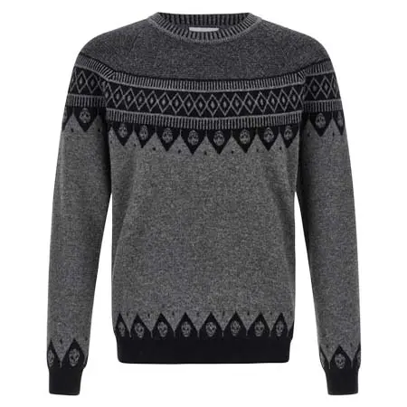 アレキサンダーマックイーン(ALEXANDER McQUEEN) アパレル(洋服) スカルジャカードセーター