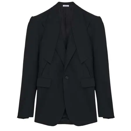 アレキサンダーマックイーン(ALEXANDER McQUEEN) アパレル(洋服) リバースラペル シングルブレストジャケット 791880QUAAC1000