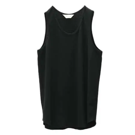 アンセルム(ANCELLM) ANC BASIC TANK TOP BLACK ANC-STORE-EX07