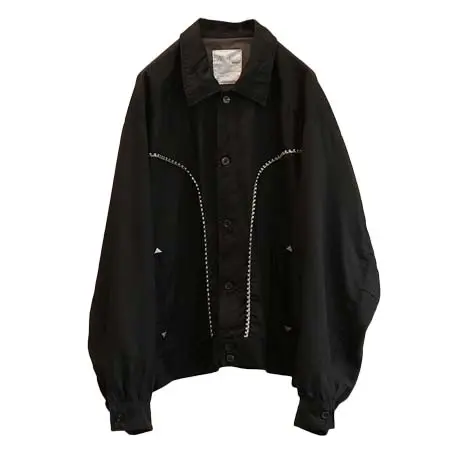 アンセルム(ANCELLM) WESTERN JACKET BLACK ANC-JK48