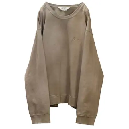 アンセルム(ANCELLM) UNEVENNESS SWEAT SHIRT SAND ANC-CT114