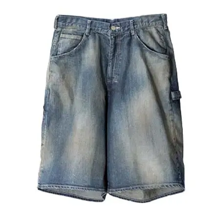 アンセルム(ANCELLM) DENIM PAINTER SHORTS INDIGO ANC-PT149-A