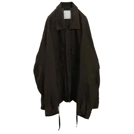 アンセルム(ANCELLM) 100/S LINEN FIELD JACKET BROWN ANC-JK74-A