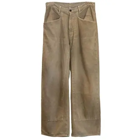 アンセルム(ANCELLM) C/R DUCK DOUBLEKNEE PANTS GREIGE ANC-PT112
