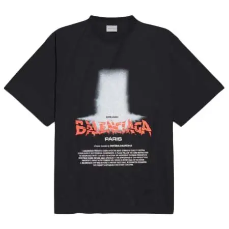 バレンシアガ(BALENCIAGA) アパレル(洋服) The Door オーバーサイズ Tシャツ 850345TUVO41000