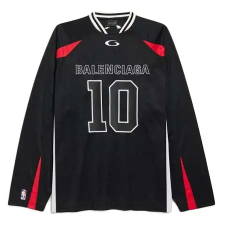バレンシアガ(BALENCIAGA) アパレル(洋服) Nba Collaboration オーバーサイズ ロングスリーブ Tシャツ 864877TTVW21060