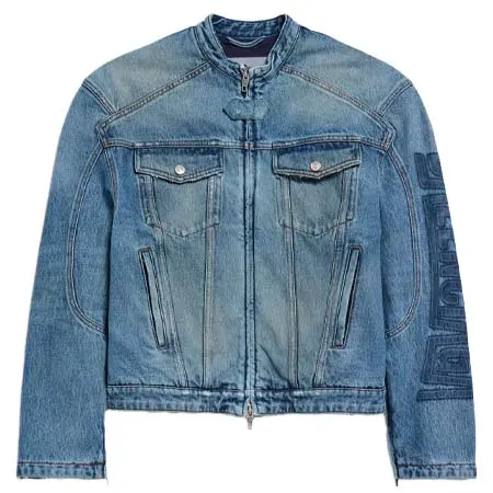 バレンシアガ(BALENCIAGA) アパレル(洋服) Squeeze モーターサイクルジャケット ダークブルー デニム A001S7TUW585002