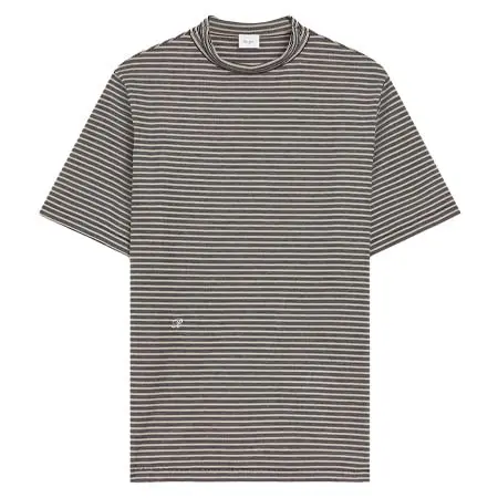ベルルッティ(Berluti) アパレル(洋服) ストライプ モックネック Tシャツ コットン R30JRS163-001