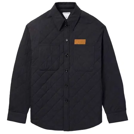 ボッテガヴェネタ(BOTTEGA VENETA) アパレル(洋服) キルティング コットン オーバーシャツ 837036V5O604246