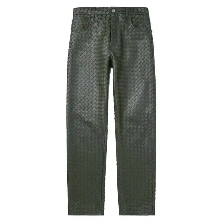 ボッテガヴェネタ(BOTTEGA VENETA) アパレル(洋服) イントレチャートレザーパンツ