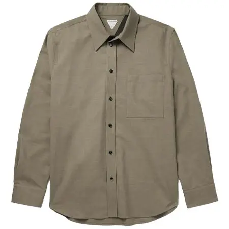 ボッテガヴェネタ(BOTTEGA VENETA) アパレル(洋服) ウールツイルシャツ