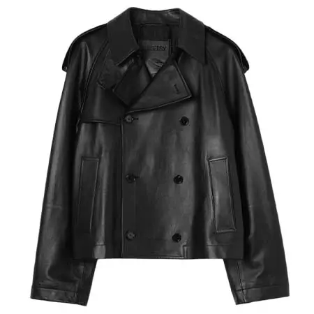 バーバリー(BURBERRY) アパレル(洋服) クロップド レザー リーデナム トレンチコート