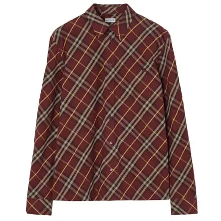 バーバリー(BURBERRY) アパレル(洋服) クラシックフィット チェック コットンシャツ