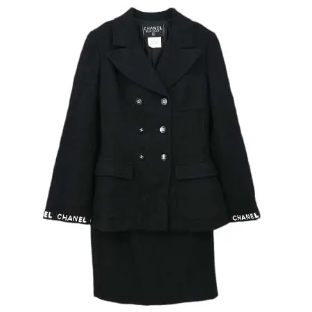 シャネル(CHANEL) アパレル(洋服) 1995 Suit Jacket Skirt Black