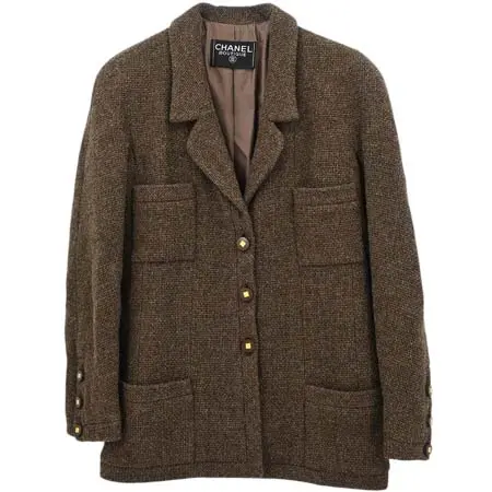 シャネル(CHANEL) アパレル(洋服) Single Breasted Jacket Brown