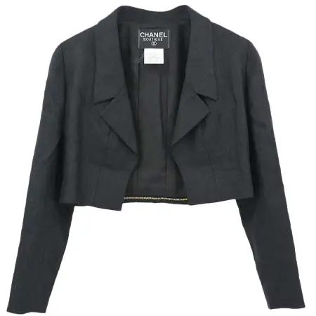 シャネル(CHANEL) アパレル(洋服) 1995 Open Front Jacket Black
