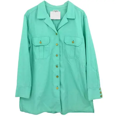 シャネル(CHANEL) アパレル(洋服) Blouse Shirt Green