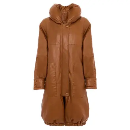 クロエ(Chloe) アパレル(洋服) レザー製ロングダウンコート