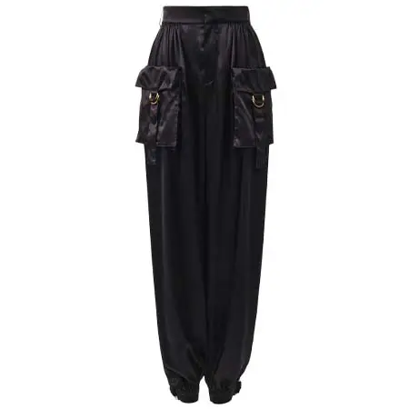 クロエ(Chloe) アパレル(洋服) シルクサテン製フルイド カーゴパンツ