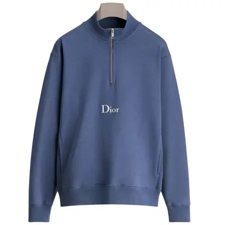 ディオール(DIOR) アパレル(洋服) ジップネック スウェットシャツ コットンフリース