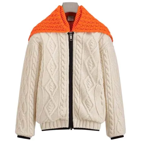 ディオール(DIOR) アパレル(洋服) ケーブルニット ジャケット バージンウール & カシミヤ ブレンド ニット