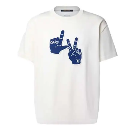 ルイヴィトン(LOUIS VUITTON) アパレル(洋服) ショートスリーブ シグネチャーパッチ クルーネック 1AK6ZE