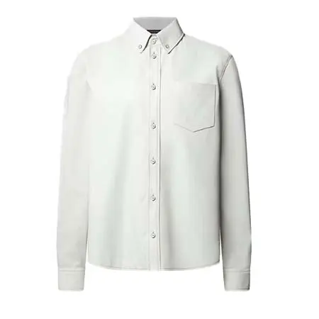 ルイヴィトン(LOUIS VUITTON) アパレル(洋服) レザーミックス オーバーシャツ 1AK6WH
