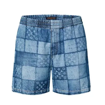 ルイヴィトン(LOUIS VUITTON) アパレル(洋服) レーザー シグネチャー パッチワーク デニムショーツ 1AK6PC