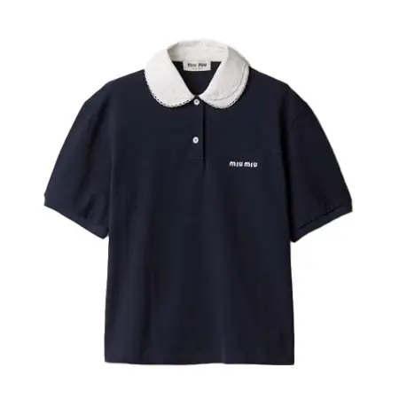 ミュウミュウ(MIU MIU) アパレル(洋服) ピケ ポロシャツ MJNA43_6395_F0008_S_OOO