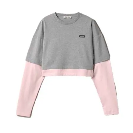 ミュウミュウ(MIU MIU) アパレル(洋服) コットンジャージー Tシャツ MJL135_17OR_F0L5D_S_OOO