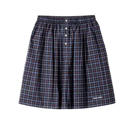 ミュウミュウ(MIU MIU) アパレル(洋服) プレイド スカート MG2759_19U3_F057W_S_OOO