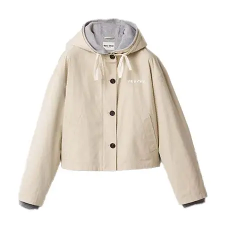 ミュウミュウ(MIU MIU) アパレル(洋服) パナマコットンxフリース ブルゾンジャケット ML1560_6030_F0036_S_OOO