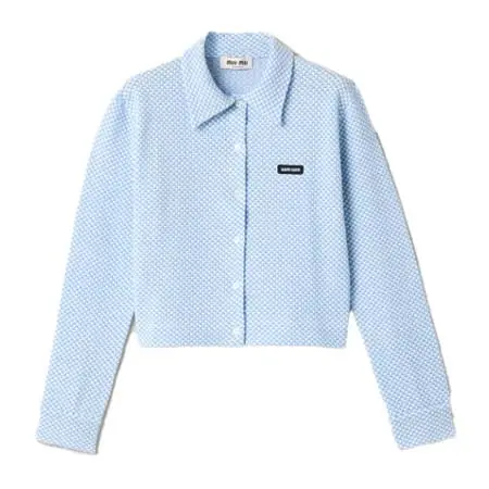 ミュウミュウ(MIU MIU) アパレル(洋服) コットン シャツ MMF02S_195H_F0W81_S_OOO